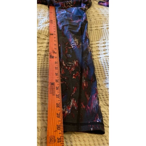 Knockout by Victoria Secret Sport Leggings Sz Small Black Purple Pink Pockets - Picture 10 of 10